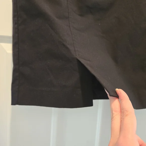 NWT Elliott Lauren Skort 12 Black Side Pockets Stretchy Longline Athleisure